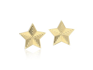 Aura Medium Star Earrings