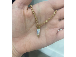 
                
                    Load image into Gallery viewer, Tapered Baguette Necklace
                
            