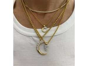 Cuddle Crescent Necklace