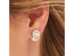 Mini Aura Interlocking Stud Earrings