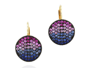
                
                    Load image into Gallery viewer, Dusk Infinity Leverback Earrings
                
            