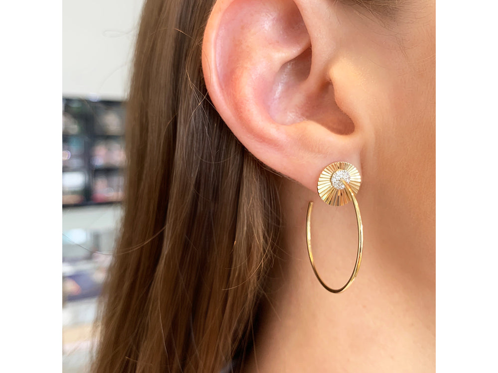 AURA MINI HOOP EARRINGS