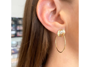 Mini Aura Hoop Earrings