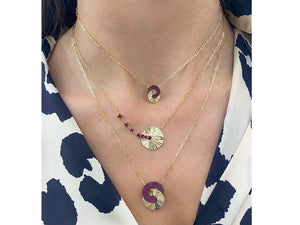 
                
                    Load image into Gallery viewer, Ruby Aura Latch Necklace
                
            