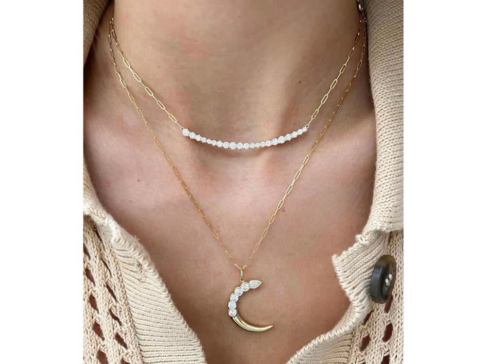 Cuddle Crescent Necklace