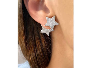 Large Infinity Star Earrings