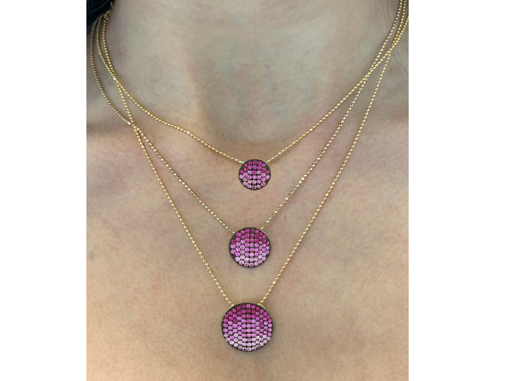 
                
                    Load image into Gallery viewer, Blush Medium Infinity Necklace
                
            