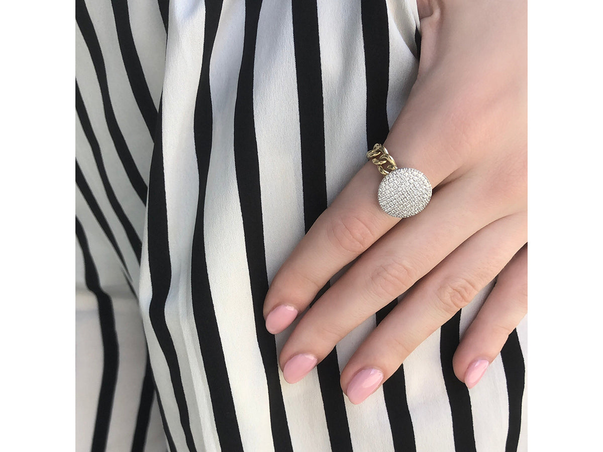 Infinity Chain Link Ring