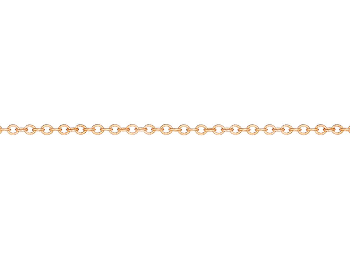 Rose Gold Rollo Chain