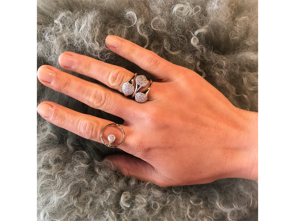 Floating Mini Infinity Halo Ring