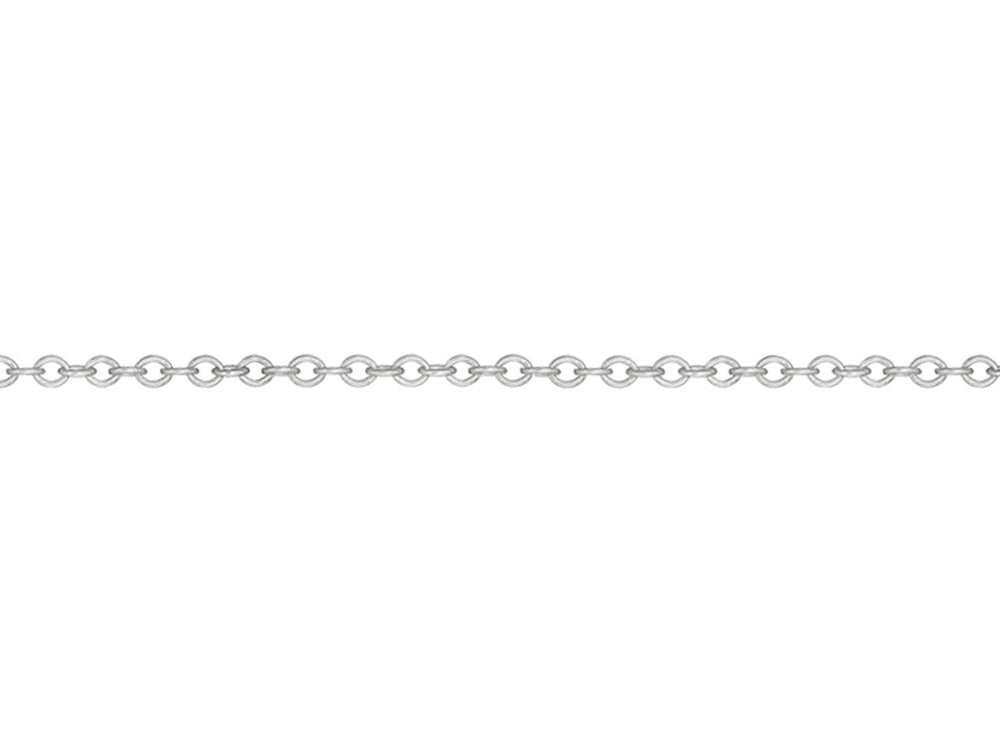 
                
                    Load image into Gallery viewer, White Gold Rollo Chain
                
            