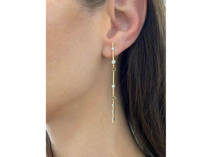
                
                    Load image into Gallery viewer, Enchanted Triple Bar Drop Earrings
                
            