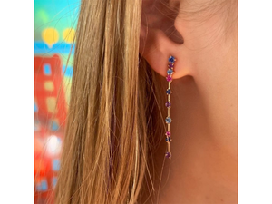 Dusk Enchanted Wire Drop Earrings