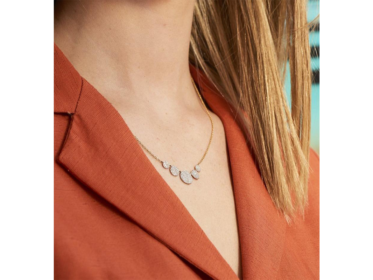 Graduated Infinity Station Necklace