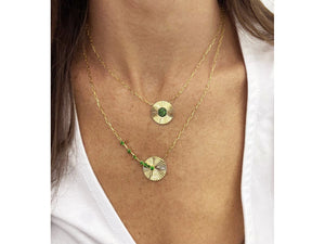 
                
                    Load image into Gallery viewer, Tsavorite Aura Necklace
                
            