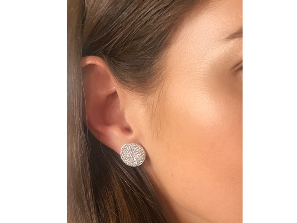 Large 2025 post earrings