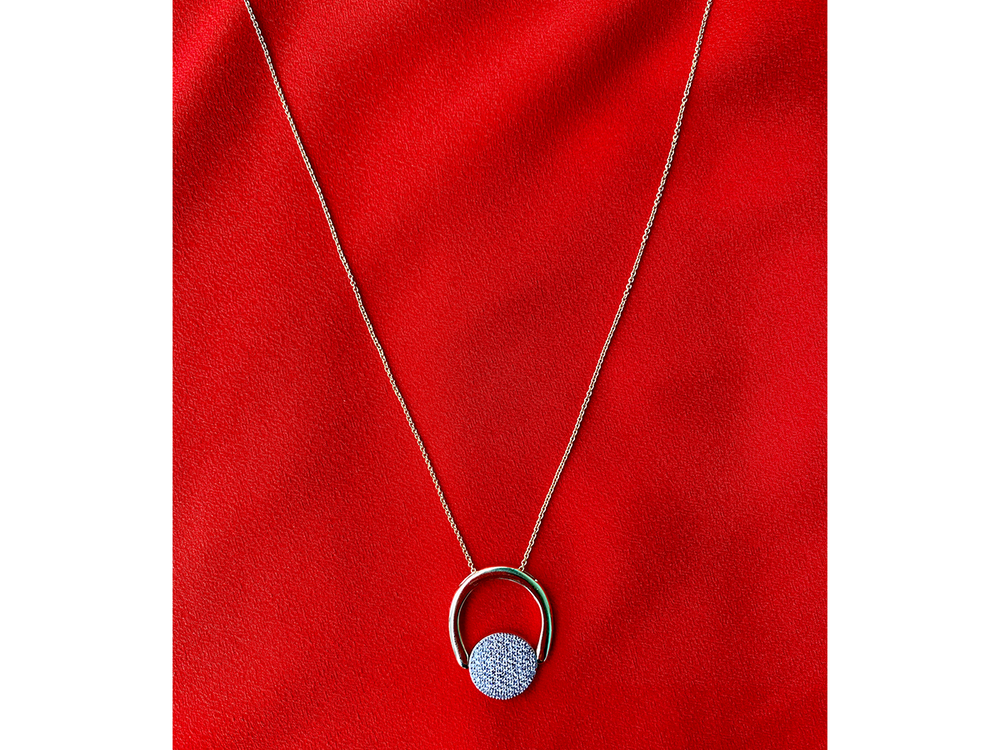 Infinity Revolution Ring Necklace